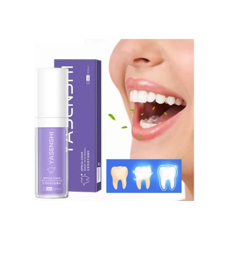 Blanqueador de Dientes Pasta Morada | Blanqueamiento Instantáneo y Protección Dental