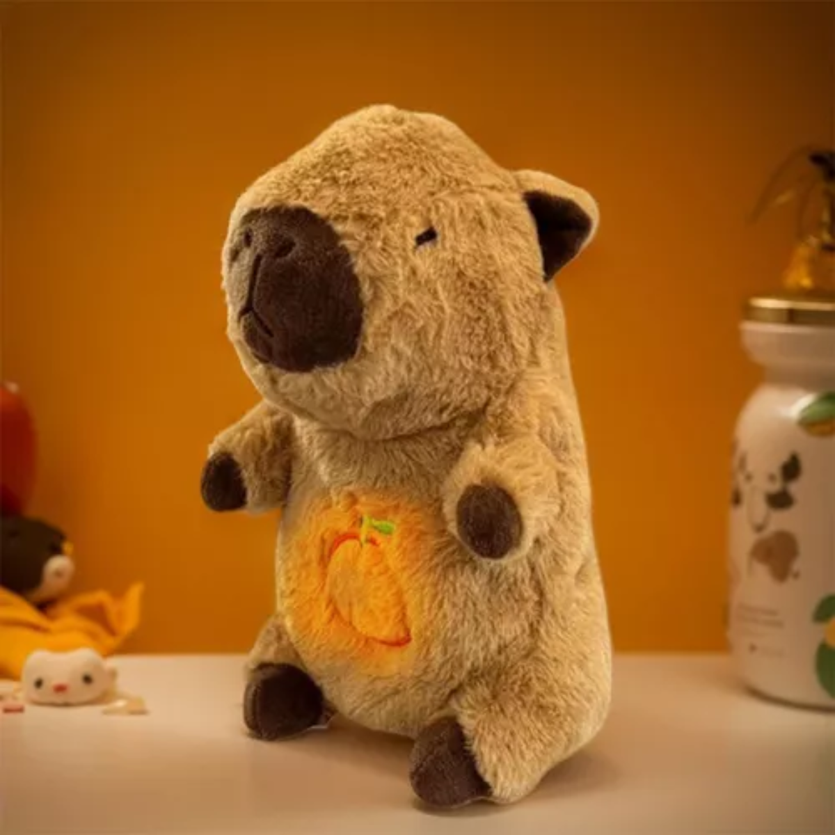 Capibara Que Respira | Peluche Realista con Luz, Sonido y Movimiento